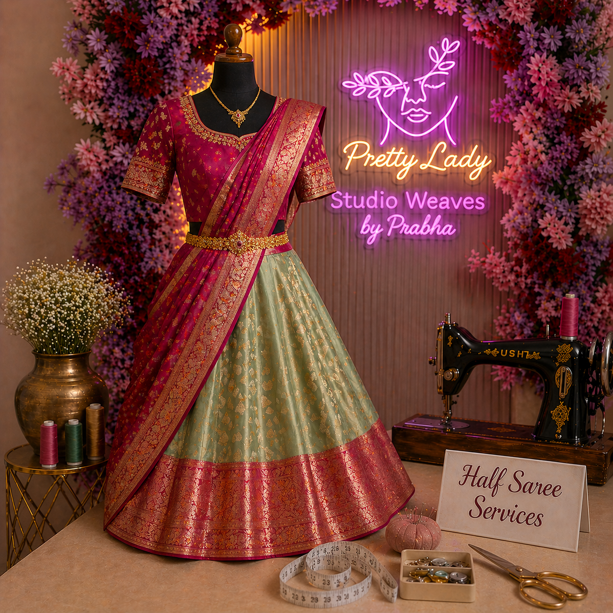 Half Saree